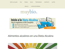 Tablet Screenshot of muybio.com